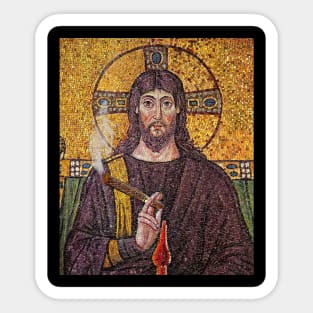 Holy Smoke! Jesus Mosaic Art Sticker